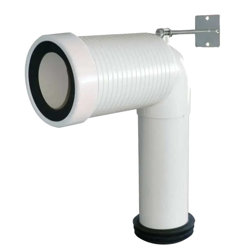 Must-Have Santeg Anschluss-Stück für stehendes WC, ø 90 - 100 - 110 mm L-Form