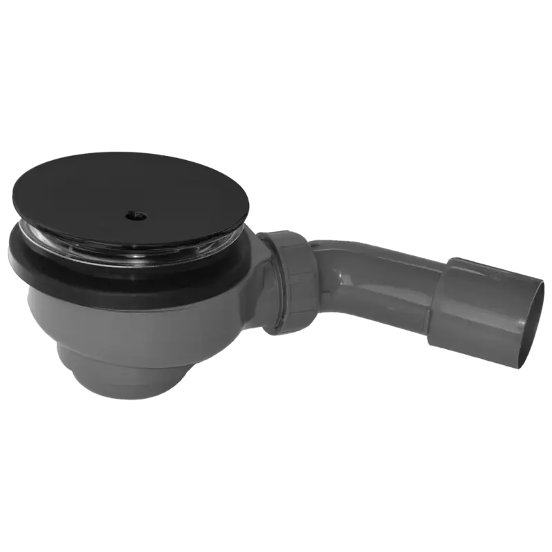 Top-Preis Santeg Unishower Duschwannenablauf Ø90mm, schwarz matt