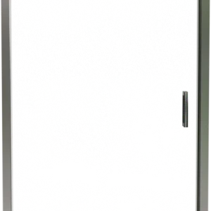 Beliebt Luca Varess Vidor In Dusche Drehtür 100 cm x 190 cm Klarglas glänzend Chrom Profil