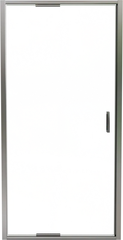 Beliebt Luca Varess Vidor In Dusche Drehtür 100 cm x 190 cm Klarglas glänzend Chrom Profil