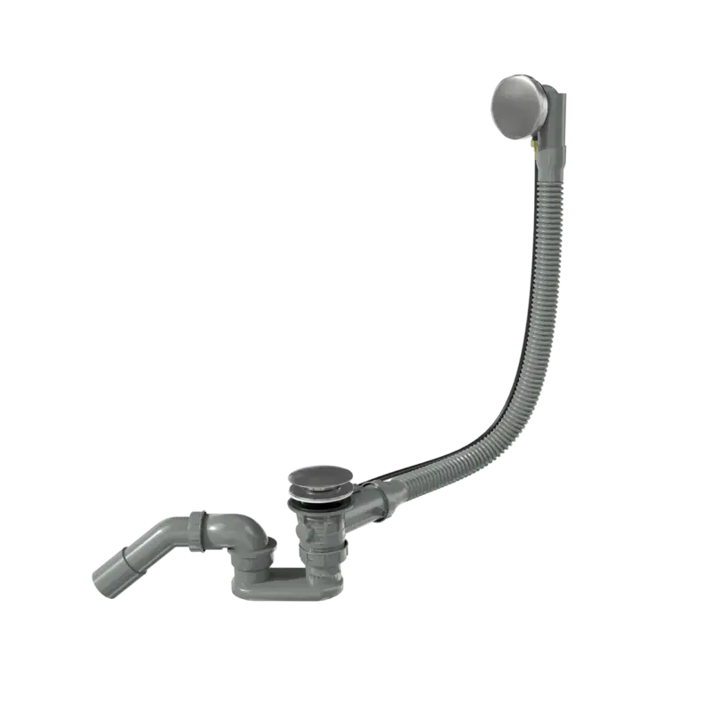Santeg Unibath Flat Badewannen-Ablauf mit Überlauf, chrom, 70 cm Sale