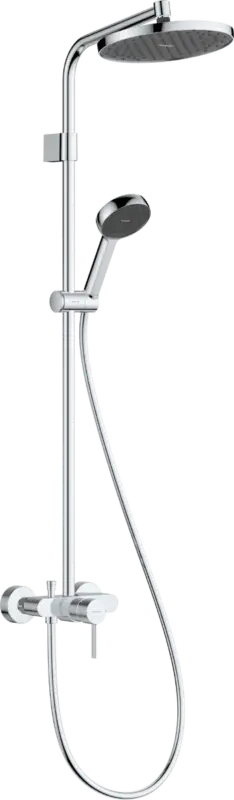 Sonderaktion Hansgrohe Activera S 240 Regendusche Duschsystem mit Einhebelmischer Varia, Chrom Glänzend