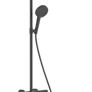 Bestseller Hansgrohe Raindance Alive S Puro Showerpipe Duschsystem 300 1jet mit Ecostat Element Thermostat, Brushed Black Chrome