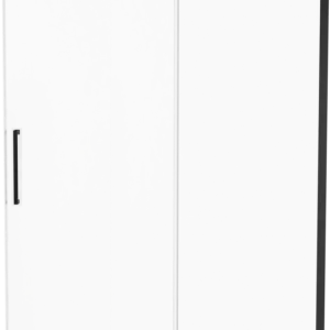 Luca Varess Boltano Dusche Schiebetür 140 cm x 200 cm Klarglas matt Schwarz profil Sonderangebot
