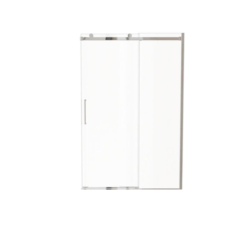 Geprüft Luca Varess Boltano Dusche Schiebetür 130 cm x 200 cm Klarglas Chrom Profil