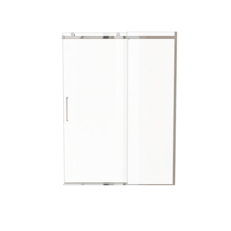 Luca Varess Boltano Dusche Schiebetür 150 cm x 200 cm Klarglas Chrom Profil Zertifiziert