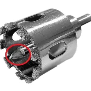 Begrenztes Angebot Santeg Diamantbohrer mit Zentrierhilfe, Ø 45mm