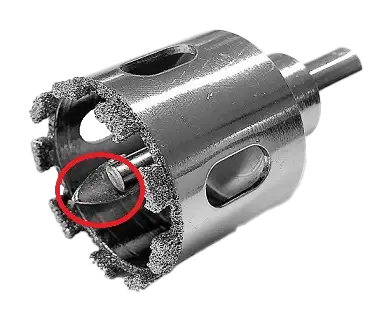 Begrenztes Angebot Santeg Diamantbohrer mit Zentrierhilfe, Ø 45mm