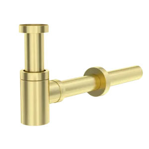Santeg Styledrain MINI-X Ablauf für Handwaschbecken, Brushed Gold, 32 mm Rabatt