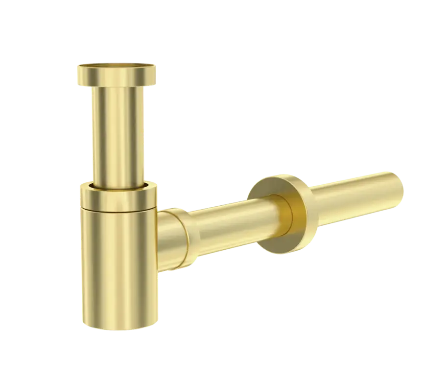 Santeg Styledrain MINI-X Ablauf für Handwaschbecken, Brushed Gold, 32 mm Rabatt