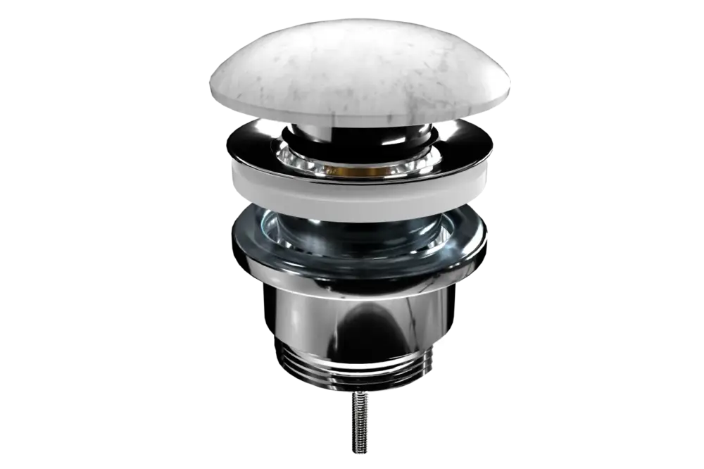Balmani Click Curved Ablaufventil, verriegelbar, Carrara Sale