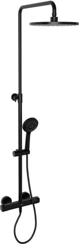 Preisknaller Blaufoss Bodan 250 Duschsystem: Schwarz Matt