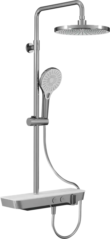 Beliebt Blaufoss Dreamblade MT 250 Duschsystem: Chrom und Weiß glänzend