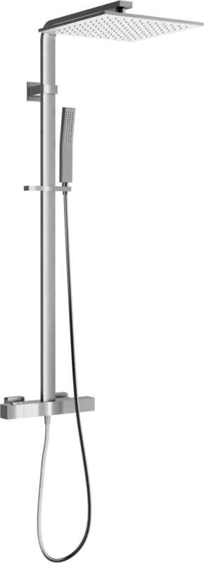 Blaufoss Square 300 Duschsystem: Chrom Glänzend Top-Preis