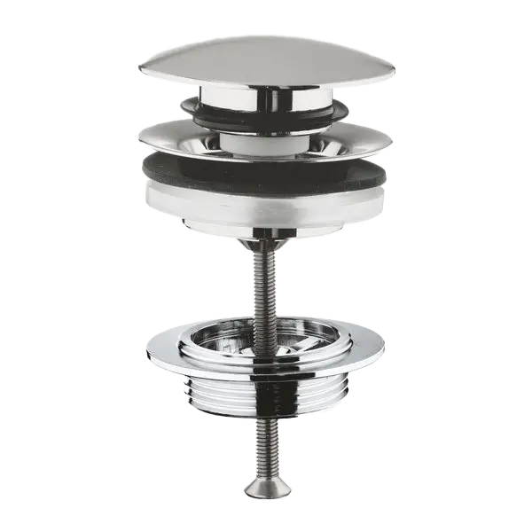 Grohe Ablaufventil, Waschtisch, verriegelbar, Brushed Supersteel Highlight
