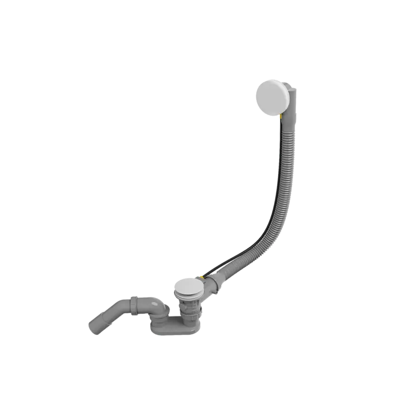Günstig Santeg Unibath Flat Badewannen-Ablauf mit Überlauf, Weiß Matt, 70 cm