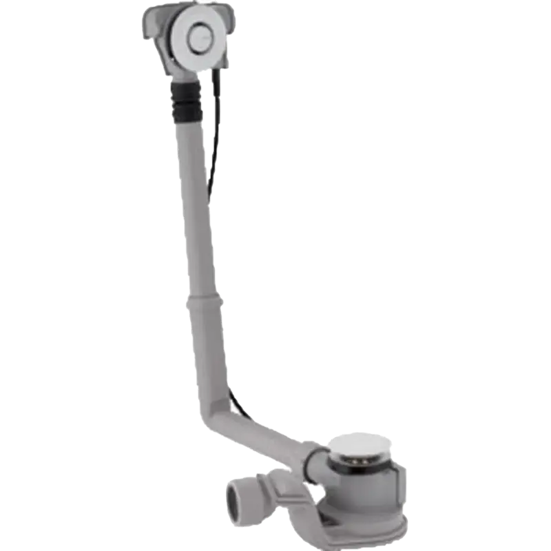 Jetzt Kaufen Geberit Uniflex Pushcontrol Badewannenablauf mit Überlauf, chrom