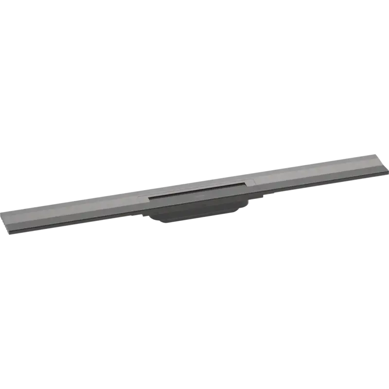 Schneller Versand Hansgrohe RainDrain Flex Fertigset Duschrinne kürzbar 80cm Brushed Black Chrome