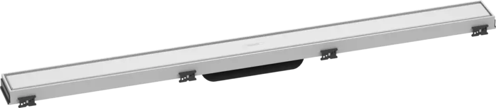 Sichere Zahlung Hansgrohe RainDrain Match Fertigset Duschrinne 90cm Weiß Matt
