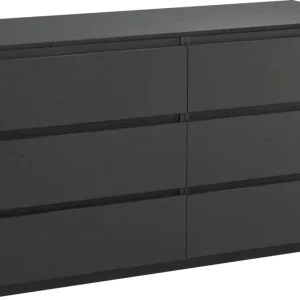 Angebot Balmani Lucida freistehendes Möbelstück Set: 150 x 55 cm, Schwarze Eiche, mit Stretto Einzel- oder Doppel Waschtischplatte, Schwarzes Granit