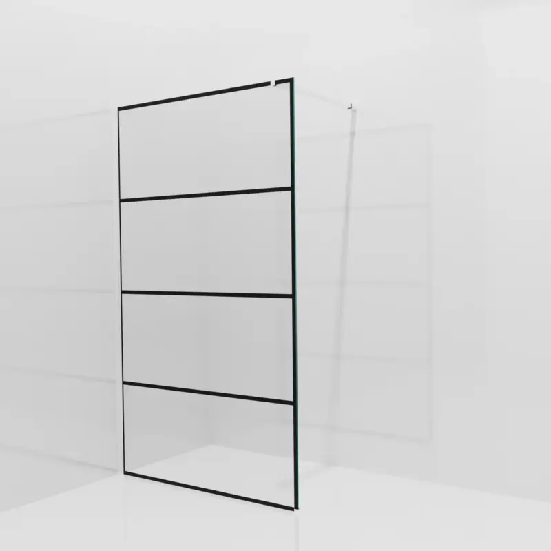 Balmani Modular Walk-In Dusche: 120 x 200 cm, Lined, inklusive Coating, Profil Chrom glänzend Nur Heute