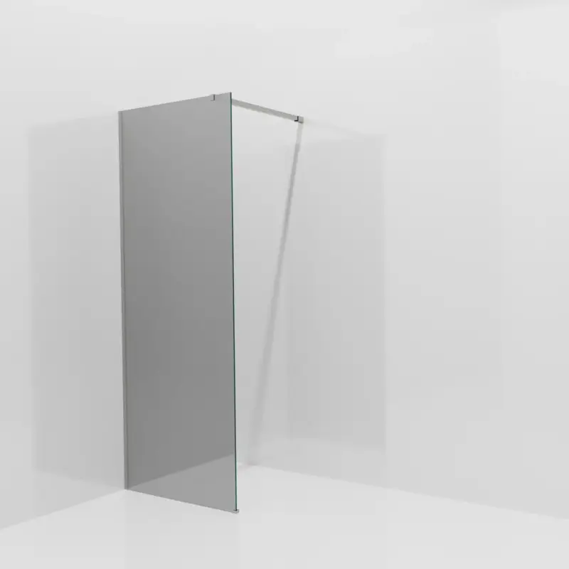 Schnäppchen Balmani Modular Walk-In Dusche: 80 x 200 cm, Reflex-Spiegelglas, inklusive Coating, Profil Brushed Inox