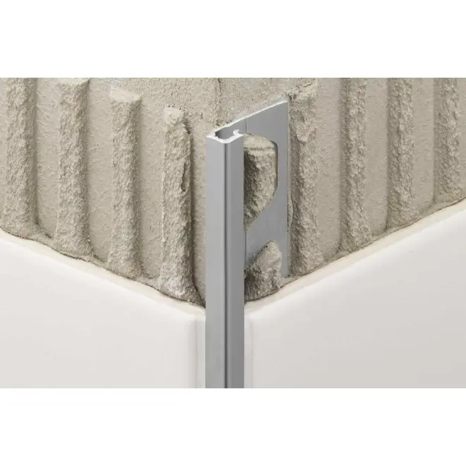 Neu Schlüter Quadec-A Schienen, alu chrom gebürstet, Höhe 12,5 mm, Quadec-A Q125ACGB
