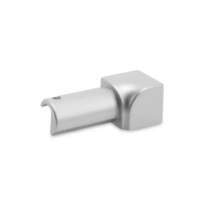 Sichere Zahlung Schlüter Rondec-E Ecken, Innenecken Imitat Metall-Druckguss gebürstet, Rondec-E-Ecken ID/RO125EB