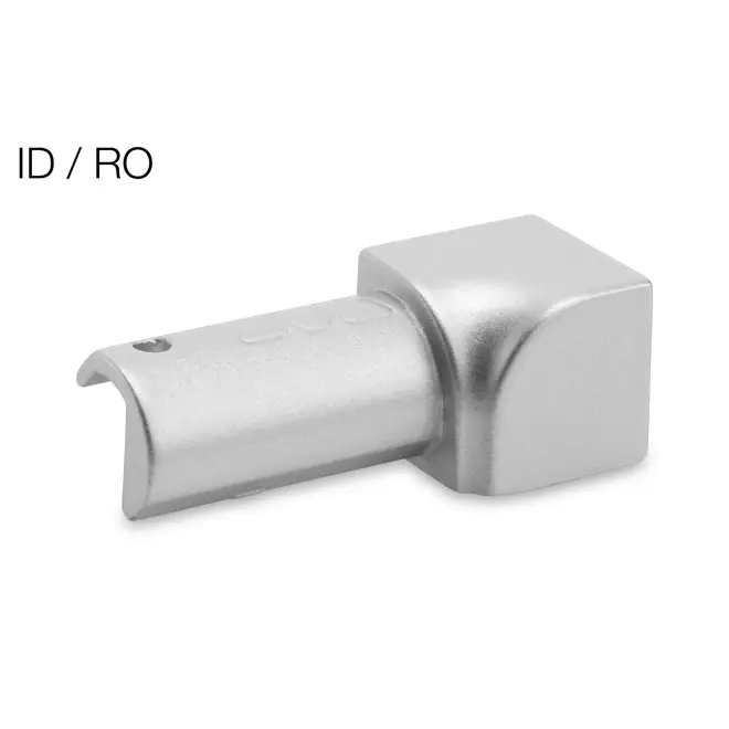 Schlüter Rondec-E Ecken, Innenecken Imitat Metall-Druckguss gebürstet, Rondec-E-Ecken ID/RO80EB Sonderaktion
