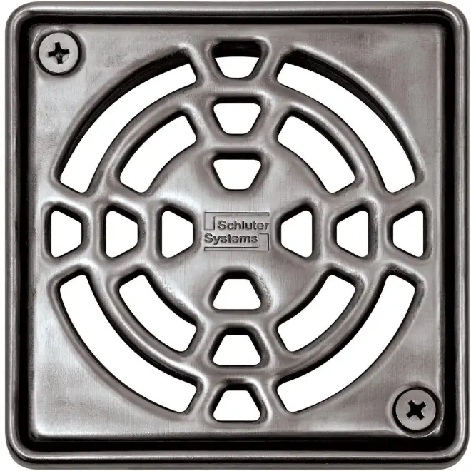 Geprüft Schlüter KERDI-DRAIN-BASE Rost-Set Design 1 Edelstahl V4A