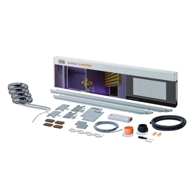 Neuheit Schlüter LIPROTEC Dekorrahmen-Set neutralweiß 4500 K
