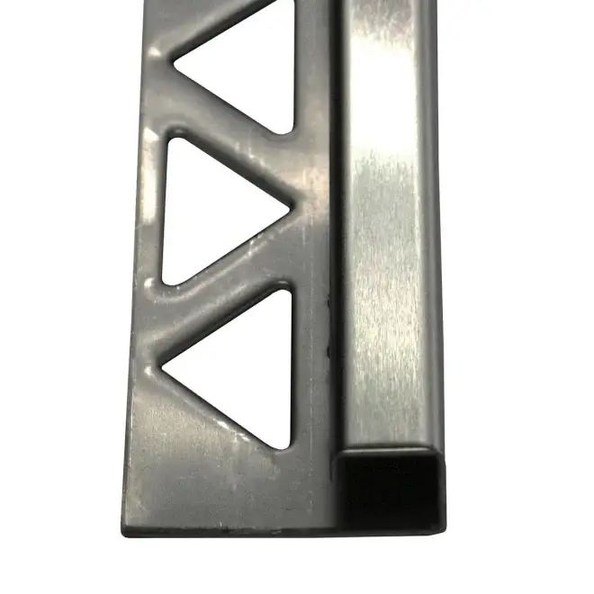 Saisonangebot PrimeCollection, Fliesenschiene Quadrat 2,5m/10mm Edelstahl-gebürstet FEQSG100