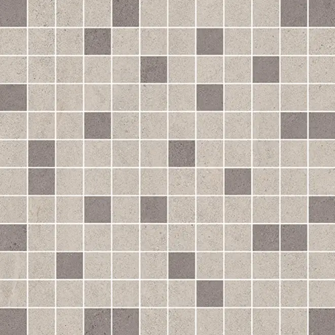 Margres Concept Mosaik 2,5x2,5 Grey-Mix anpoliert 30x30 cm Neu