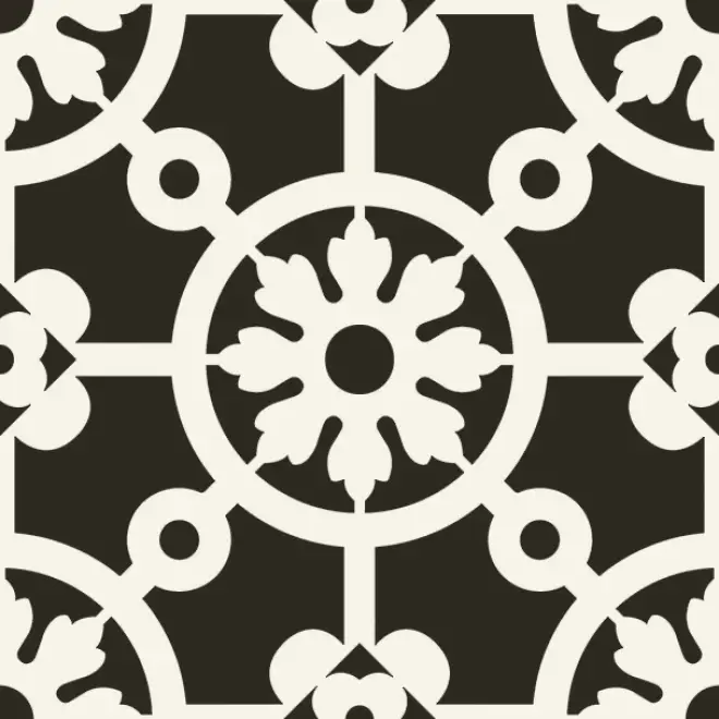 PrimeCollection Paris Bodenfliese und Wandfliese Bercy Nero 20x20 cm Sonderangebot