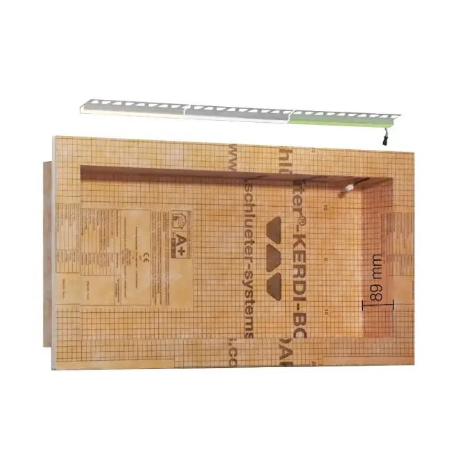 Echt Schlüter LIPROTEC EASY Nischen-Set 711x305mm Warmweiß