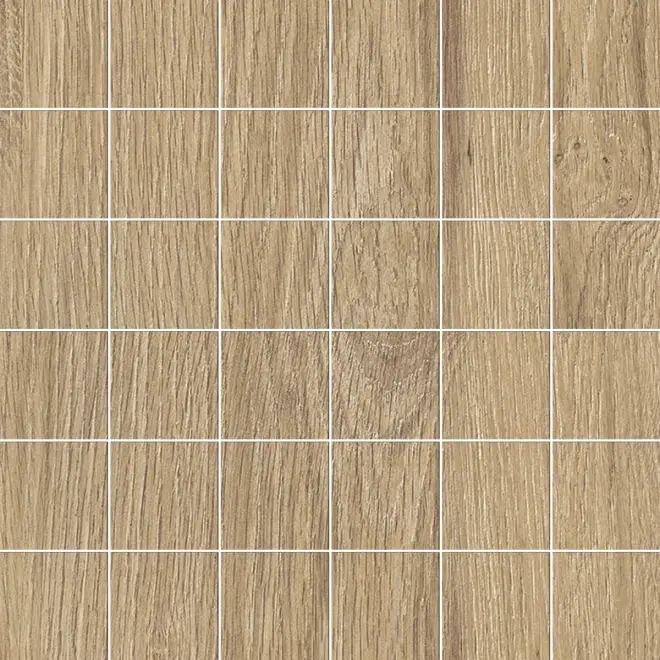 Top-Preis Flaviker Nordik Wood Mosaik Gold 30x30 cm - Stärke: 9 mm