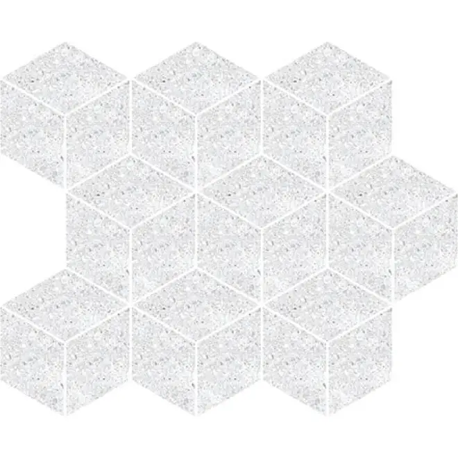 Günstig Keraben Underground Mosaik Cube White Natural 26x30 cm