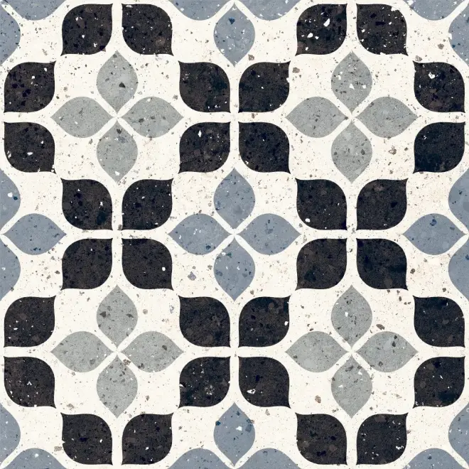 Sale PrimeCollection Frammenti Boden- und Wandfliese Fiore Azzurro 20x20 cm