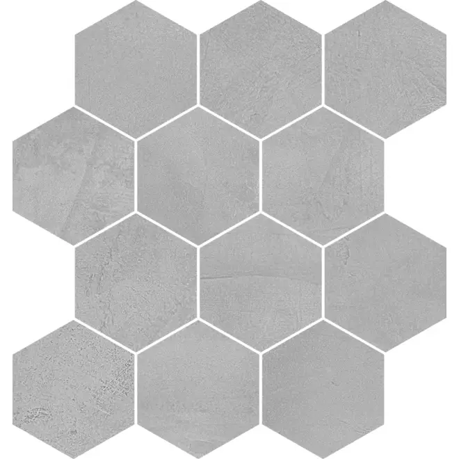 Schneller Versand PrimeCollection Timeline Mosaico Esagoni Grey 30x34 cm