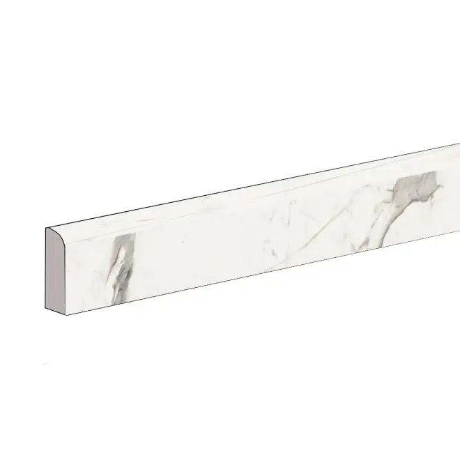 Super-Preis Flaviker Supreme Evo Sockel Statuario Superior Matt 5,5x120 cm
