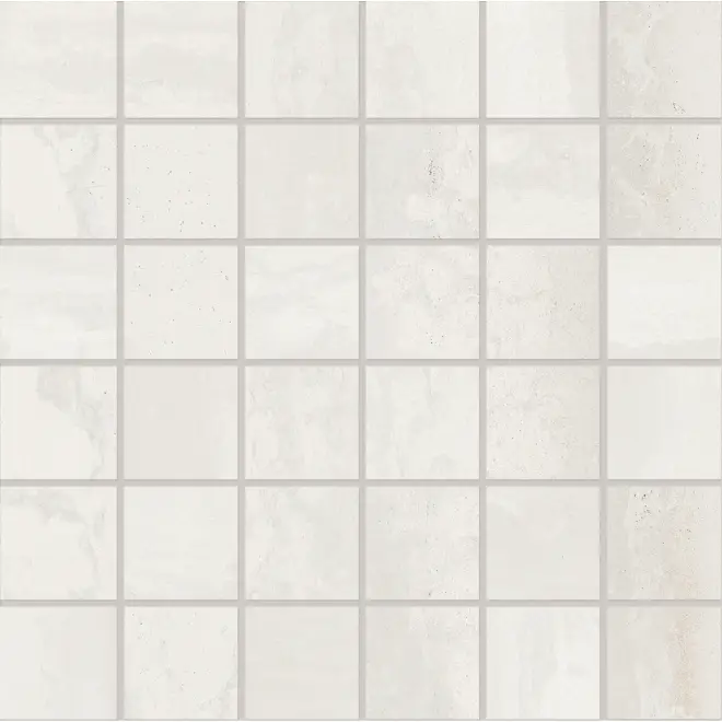 Neuheit Viva Metallica Mosaik 5x5 Steel White Matte 30x30 cm