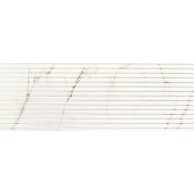 Neu Love Tiles Precious Calacatta Matt Wanddekor Flow 35x100 cm