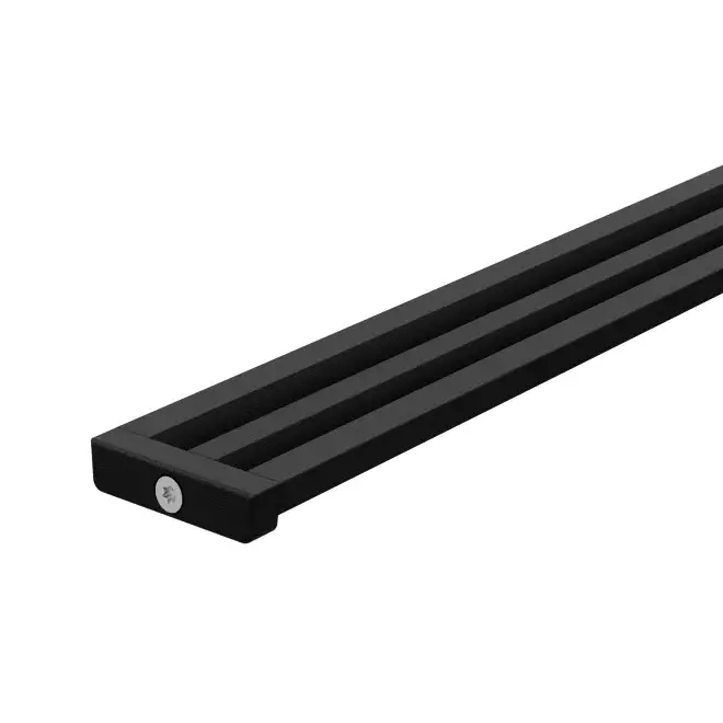 Top-Preis Schlüter KERDI-LINE-VARIO Entwässerungsprofil 120 cm WAVE 34 Graphitschwarz matt