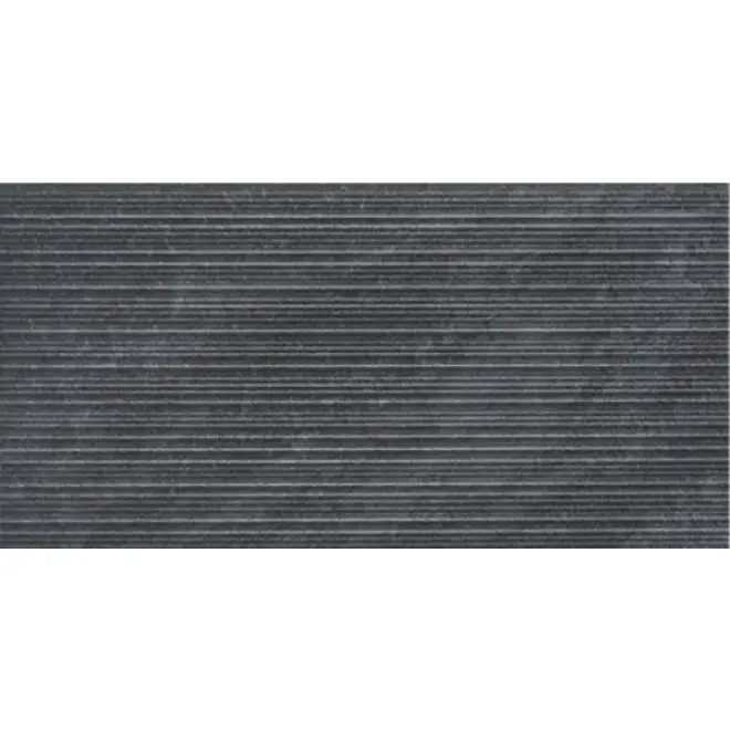 PrimeCollection QuarzStone Wanddekor Lines Black 30x60 cm Sonderaktion