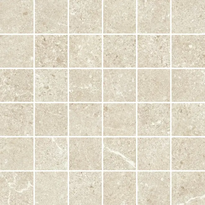 Margres Pure Stone White Anpoliert Mosaik 5x5 30x30 cm Preis Gesenkt