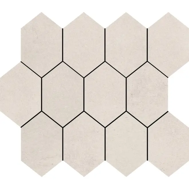 Margres Tool White Natural Mosaik Hexagon 24x26 cm Must-Have