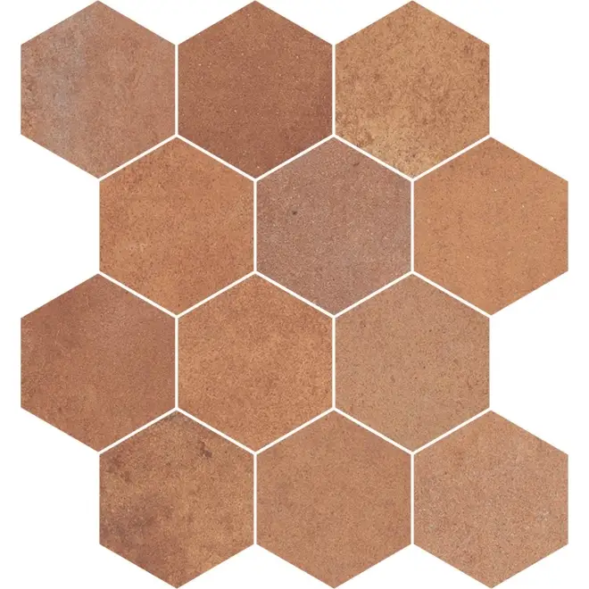 Top-Angebot PrimeCollection Heartland Terracotta Mosaik Esagone 28x32 cm