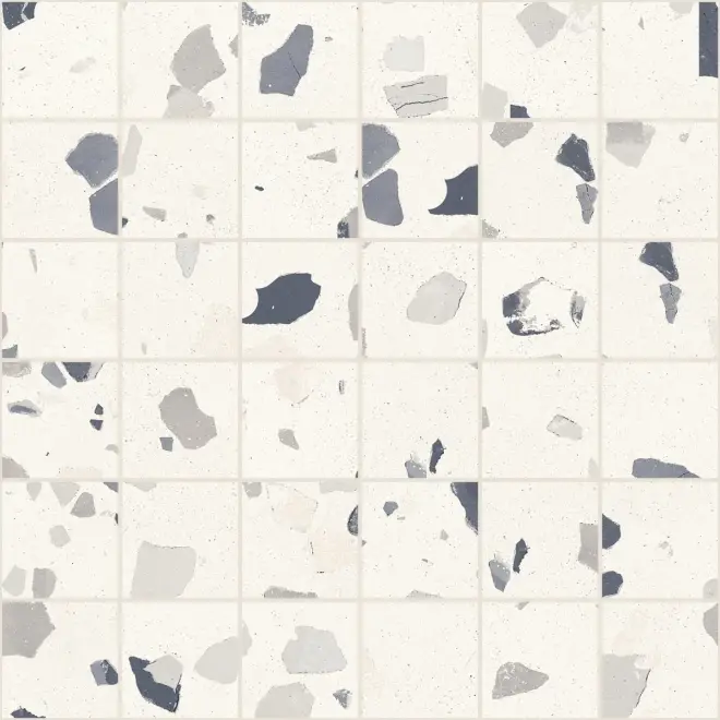 Finale Aktion Sant Agostino Deconcrete De-Medium White Naturale Mosaik 30x30 cm