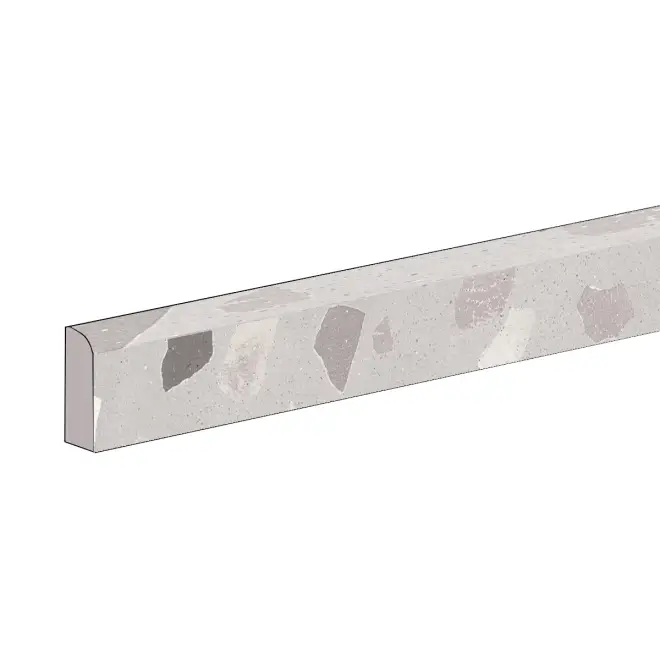 Bestseller Sant Agostino Deconcrete De-Micro Pearl Naturale Sockel 7,3x60 cm