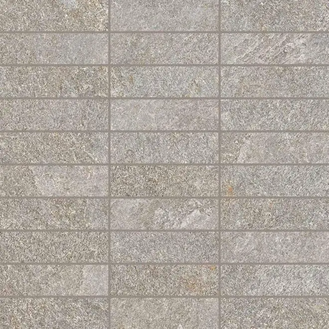 Keope Arke Grey Mosaik Listello Spazzolato (R10) 30x30 cm Letzte Chance